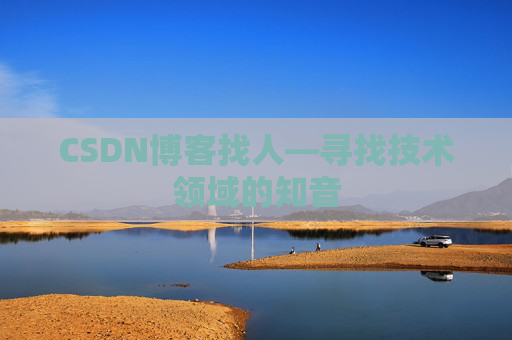 CSDN博客找人—寻找技术领域的知音